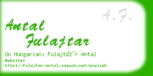 antal fulajtar business card